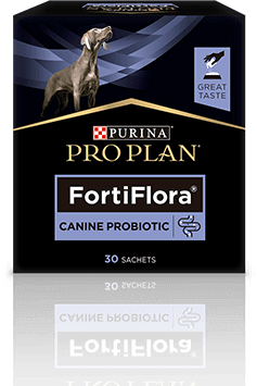 Purina Pro Plan FortiFlora Probiotikum für Hunde, 30 Beutel.