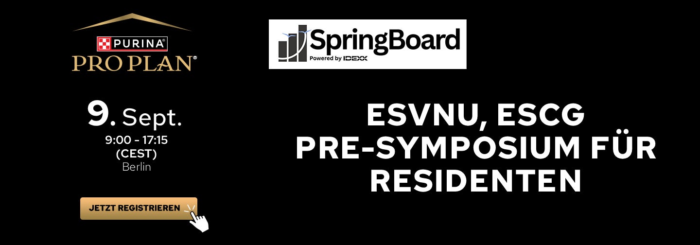 ESVNU, ESCG PRE-SYMPOSIUM FÜR RESIDENTEN