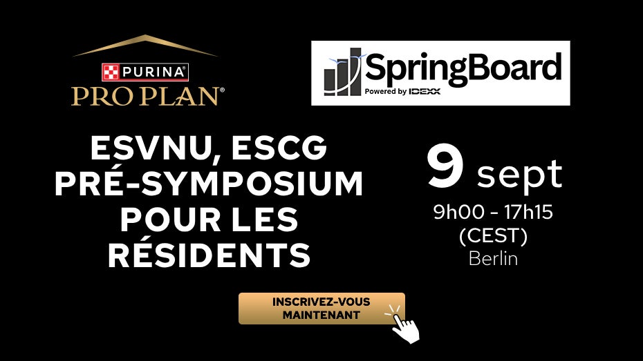 ESVNU, ESCG PRÉ-SYMPOSIUM POUR LES RÉSIDENTS