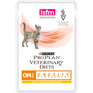 PURINA® PRO PLAN® VETERINARY DIETS FELINE OM ST/OX OBESITY MANAGEMENT - CHICKEN TENDER PIECES IN GRAVY product image
